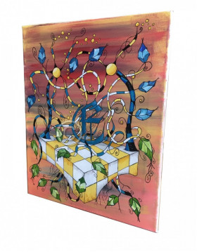 TABLEAU ARTISTE PEINTRE SAINT ASTIER