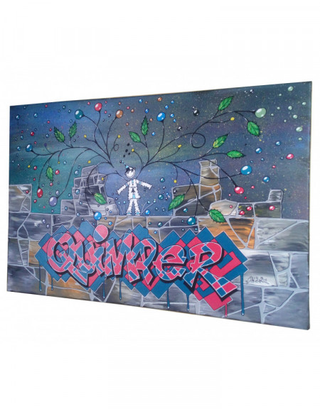 TABLEAU GRAFFITI ARTISTE SAINT-ASTIER DORDOGNE