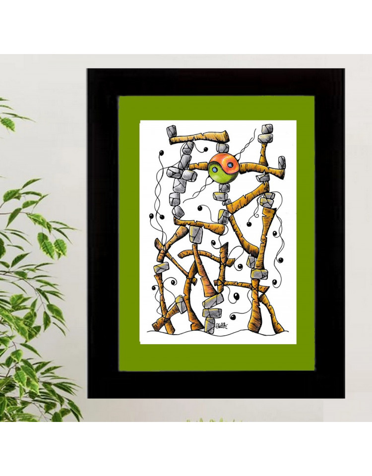 Impression d'Art Yin Yang