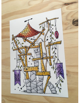 Impression d'Art - Amour et Double Bonheur