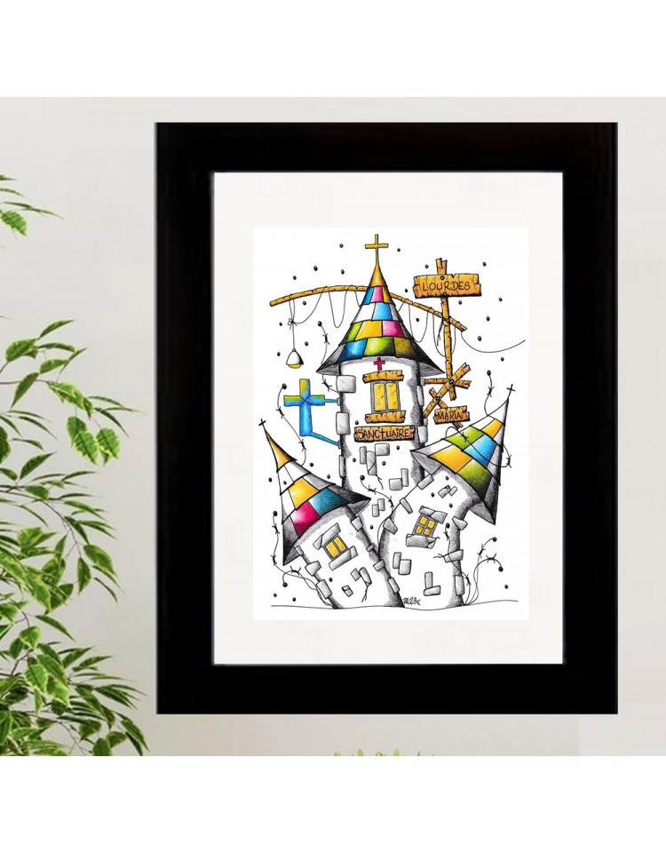 Impression d'Art Sanctuaire de Lourdes