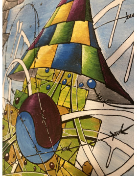 TABLEAU YIN YANG - La Force de l'Esprit