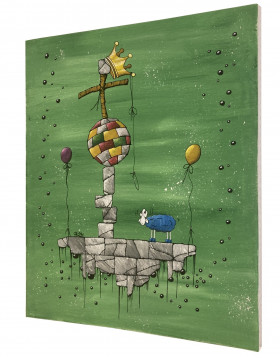 TABLEAU ARTISTE PEINTRE SAINT ASTIER