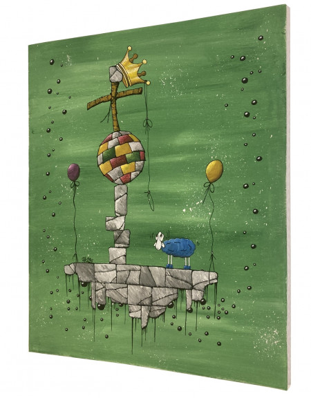 TABLEAU ARTISTE PEINTRE SAINT ASTIER