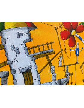 Tableau Grognou l'architecte, sur la route de Narbonne