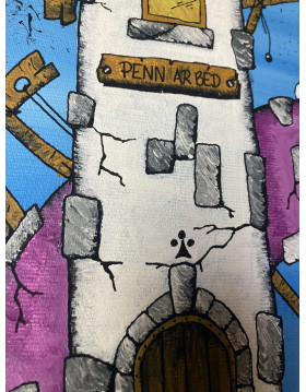 Tableau Bretagne Finistère Humour
