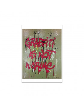 Affiche "Graffiti is not a crime" - PK29
