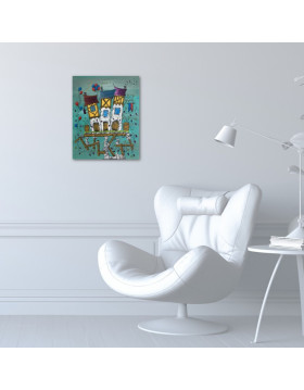 Tableau Peinture Original Bergerac