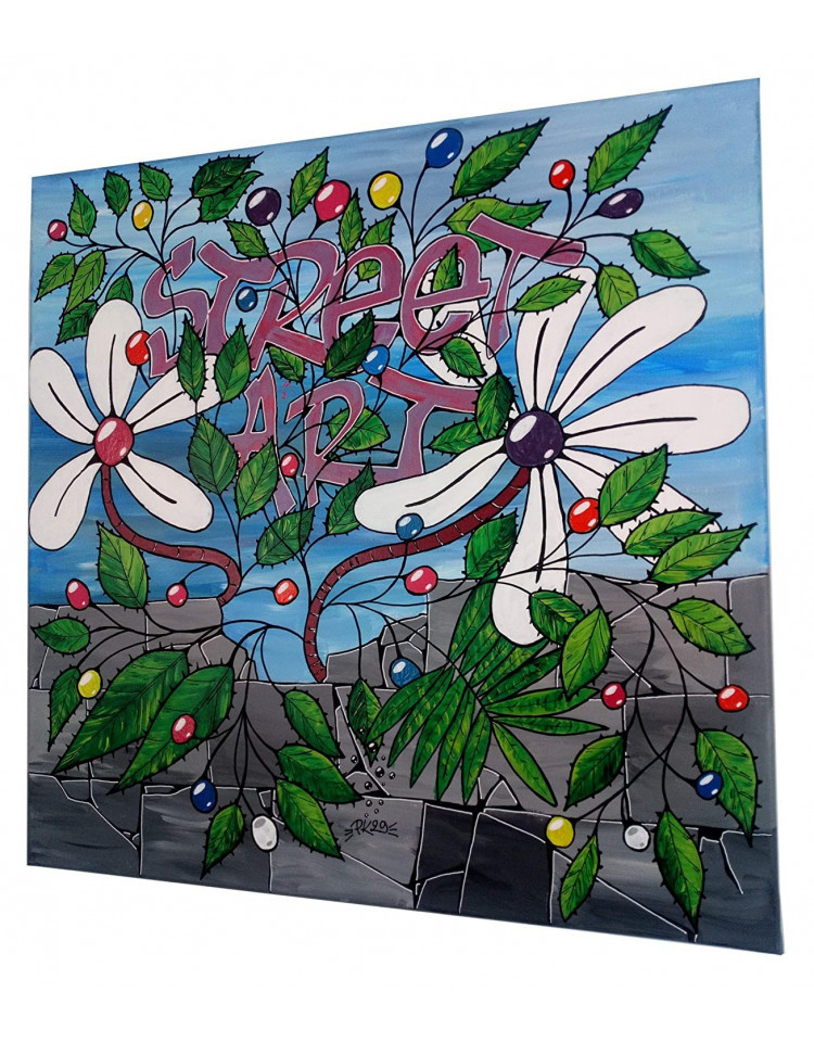 TABLEAU GRAFFITI ARTISTE PEINTRE SAINT ASTIER